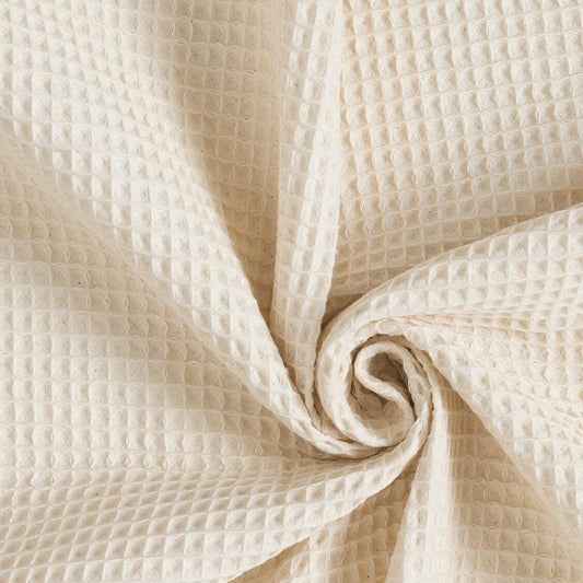 Nido d’ape 100% cotone certificato Oeko Tex altezza 150 cm naturale-non colorato