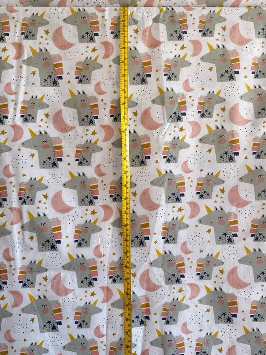 Cotone  100 % certificato Oeko Tex , altezza 160 cm