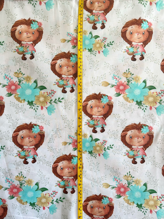 Cotone  100 % certificato Oeko Tex , altezza 160 cm