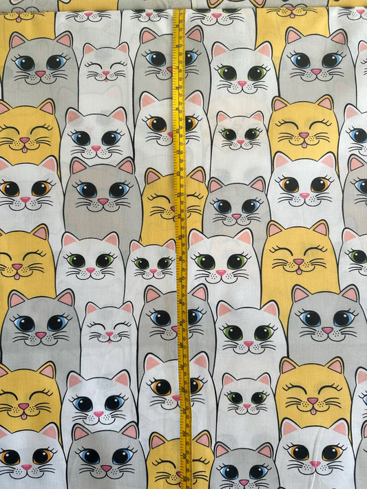 Cotone  100 % certificato Oeko Tex , altezza 160 cm