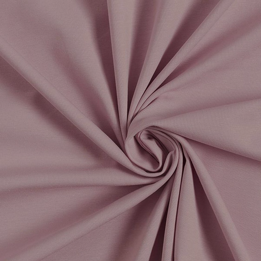 Cotone 100 % popeline certificato Oeko Tex rosa antico scuro, altezza 146 cm