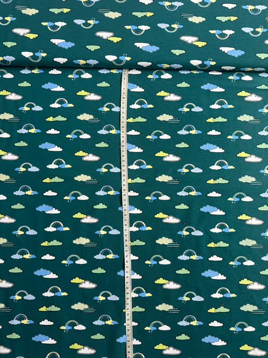 Jersey certificato OEKO TEX, 95 % cotone 5% elastane, altezza 150 cm