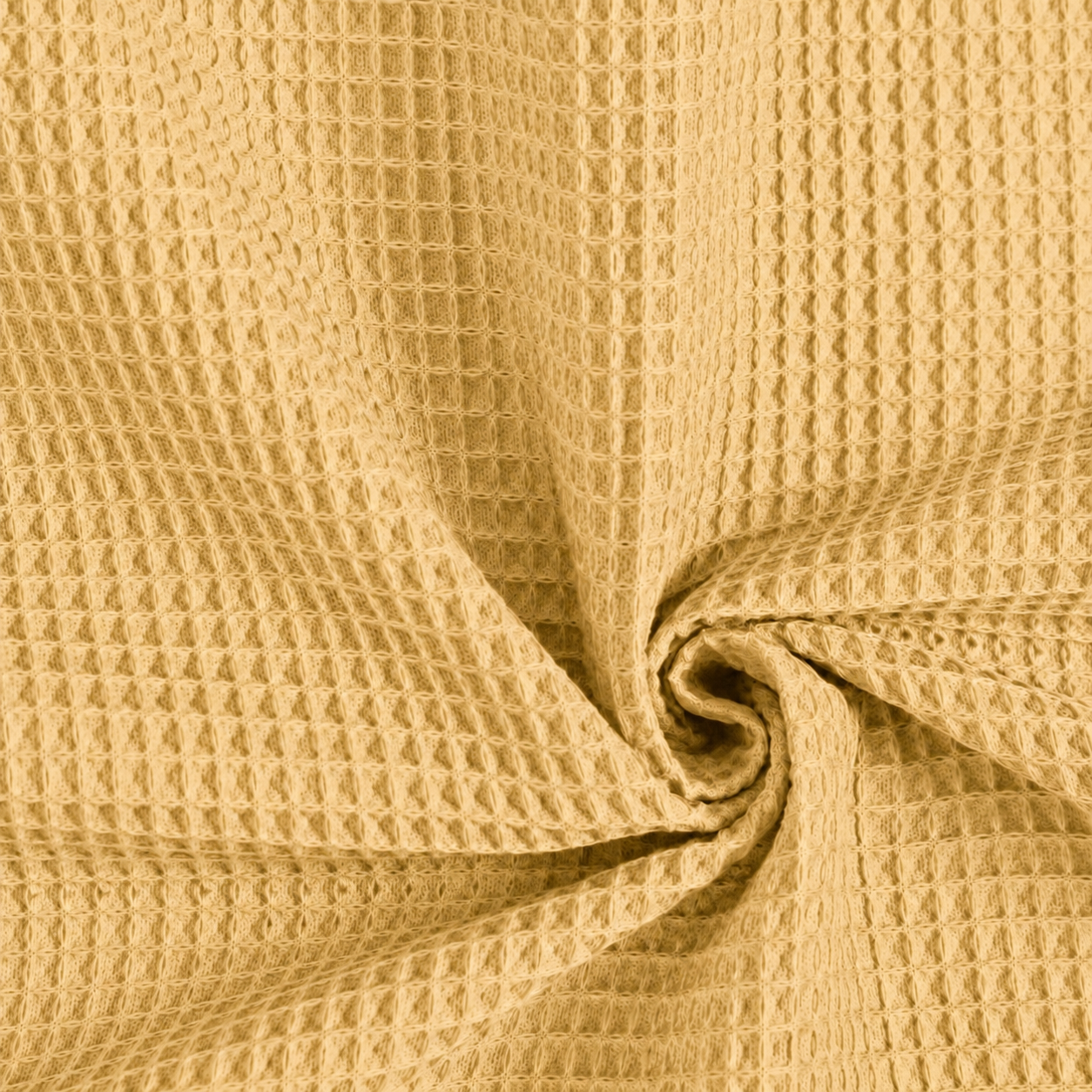 Nido d’ape 100% cotone certificato Oeko Tex altezza 150 cm zafferano soft