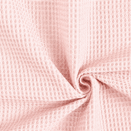 Nido d’ape 100% cotone certificato Oeko Tex altezza 150 cm  Rosé chiaro
