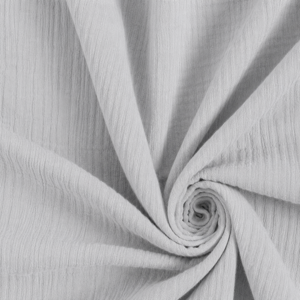 Mussola di cotone 100 %, certificato Oeko Tex, altezza 135 cm GRIGIO CHIARO