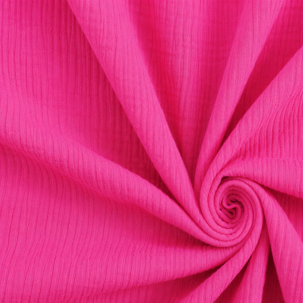 Mussola di cotone 100 %, certificato Oeko Tex, altezza 135 cm FUCSIA