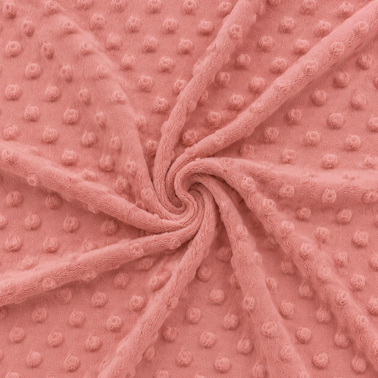 Minky pile BLUSH, altezza 150 cm, peso 250 g