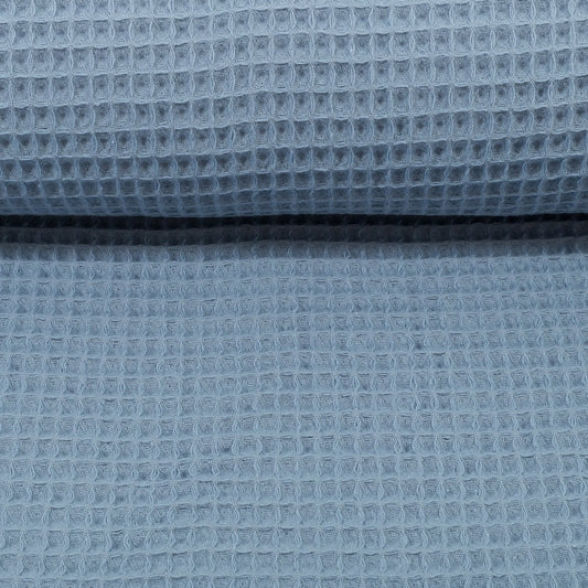 Nido d’ape 100% cotone certificato Oeko Tex altezza 150 cm jeans