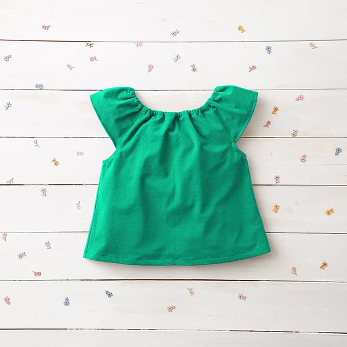 Cotone 100 % popeline certificato OEKO TEX verde, altezza 146 cm