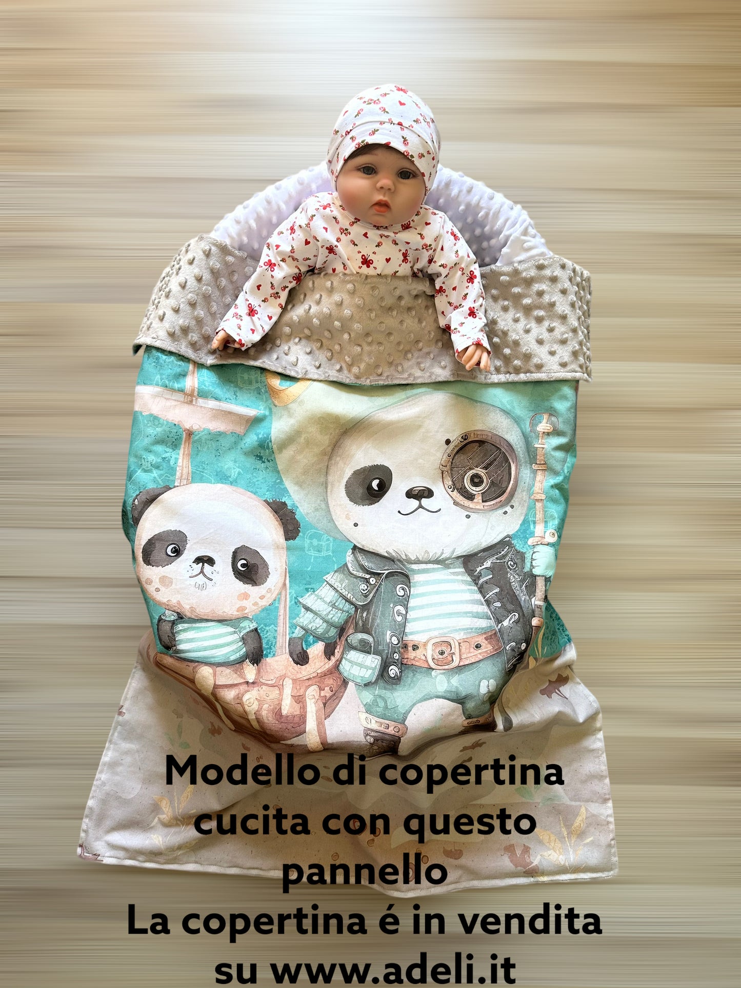 Pannello 100 % cotone, misura 75 cm ×100 cm