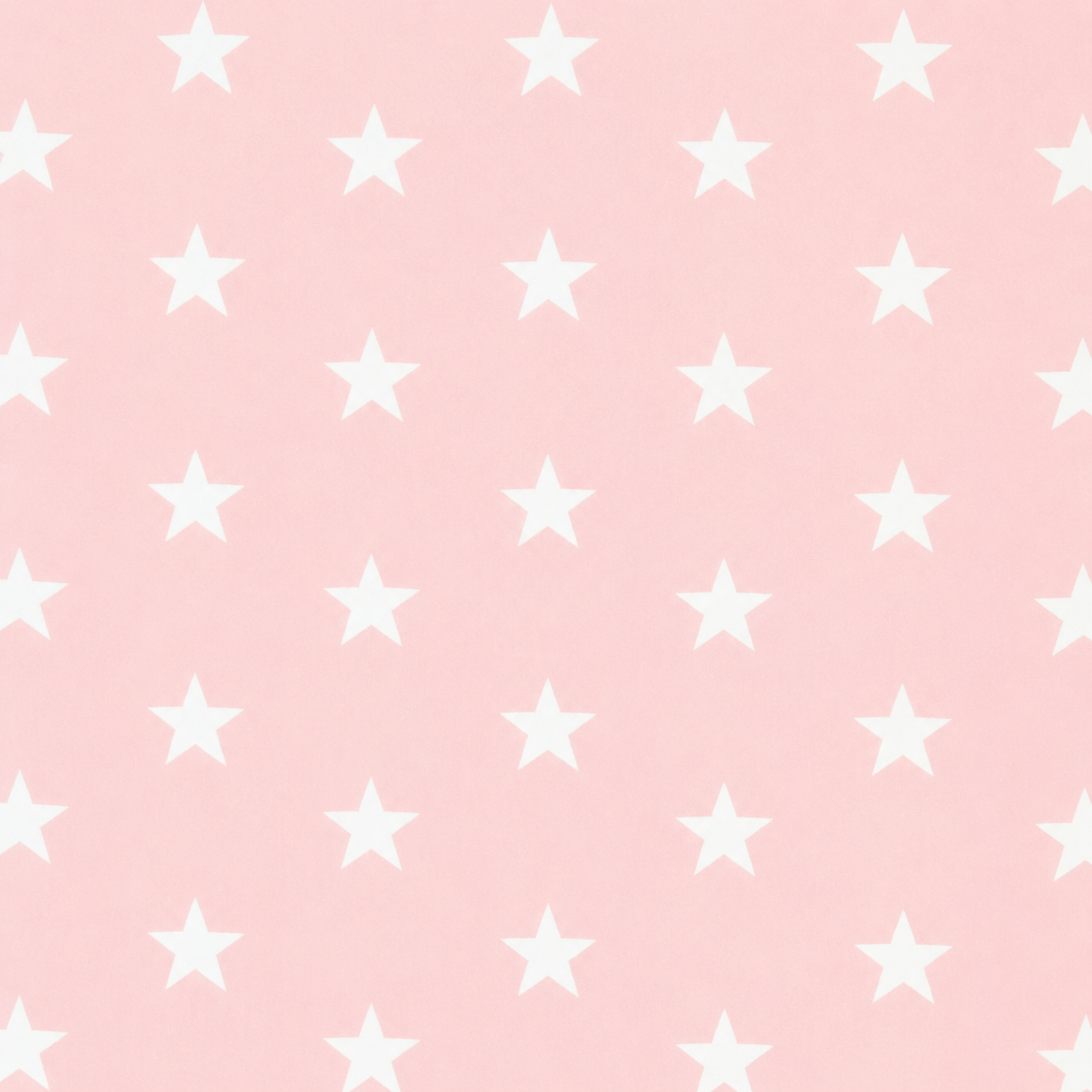 Tessuto 100% Cotone OEKO-TEX® – Stoffa con Stelle Bianche – Altezza 150 cm - Rosa chiaro