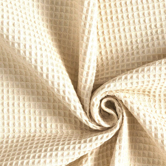 Nido d’ape 100% cotone certificato Oeko Tex altezza 150 cm BEIGE