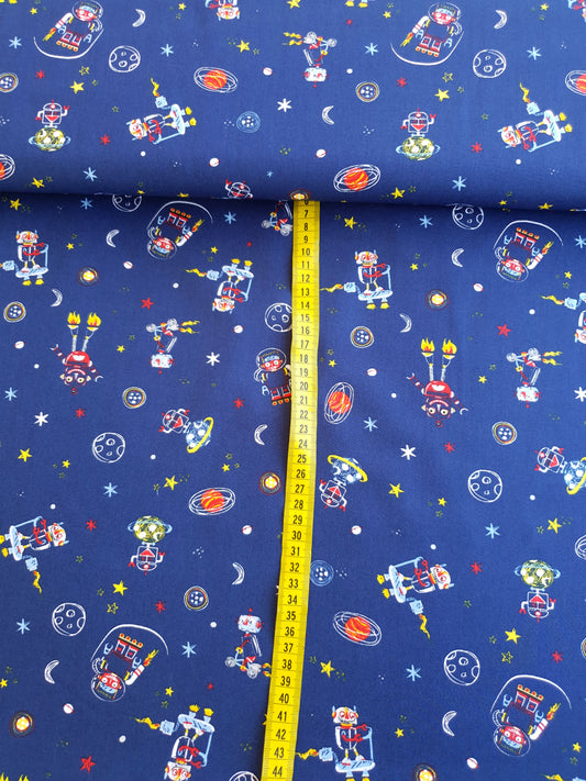 Cotone 100 % popeline, certificato GOTS, altezza 148 cm