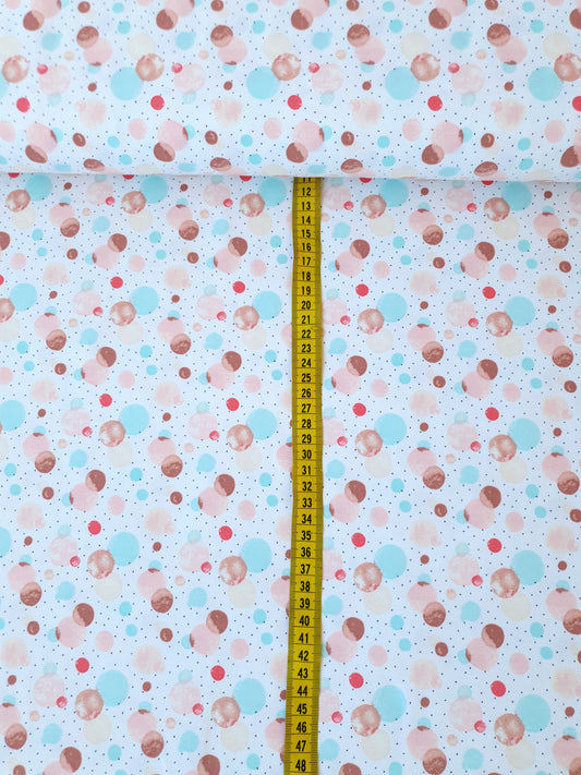 Jersey di cotone certificato Oeko Tex, 95 % cotone 5% elastane, altezza 150 cm