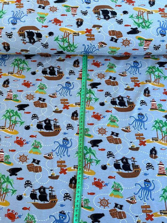 Jersey di cotone certificato Oeko Tex, 95 % cotone 5% elastane, altezza 150 cm